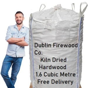 1.6m3 bag Kiln dried hardwood firewood (Free Nationwide Delivery)